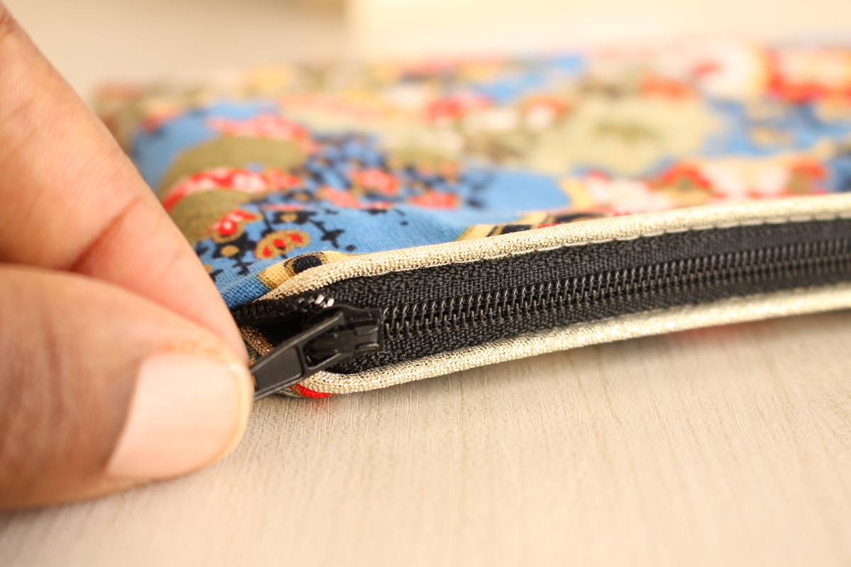 Pochette zippée Alna jap noir – Image 2