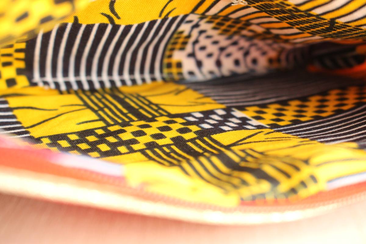 Pochette zippée Alna vague rouge – Image 3