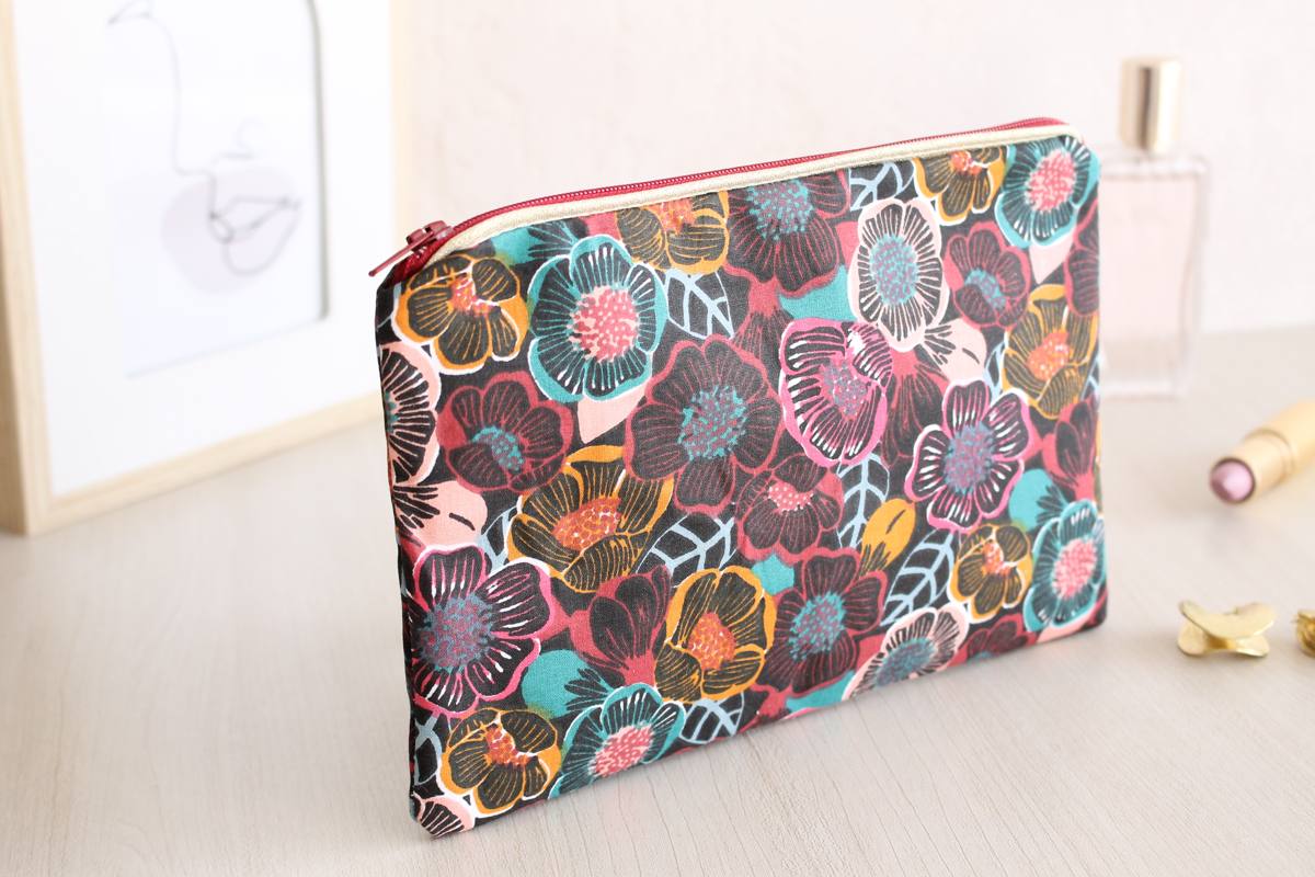 Pochette zippée Alna mulnoir