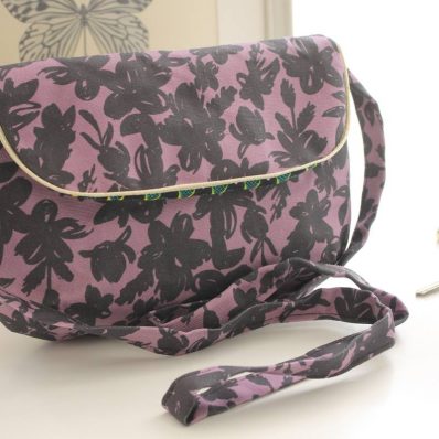Sac Anaé noir violet
