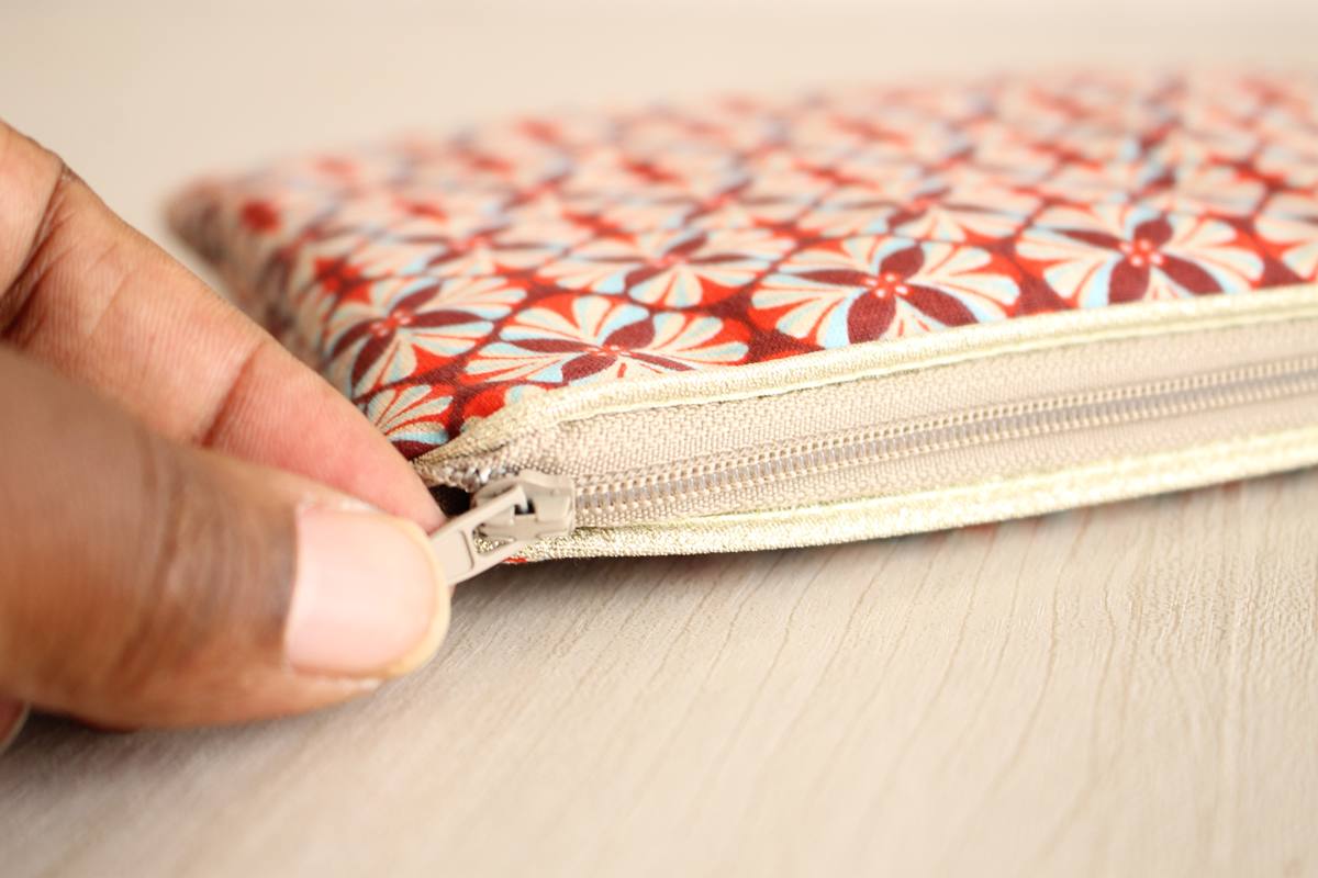 Pochette zippée Alna sixteen rouge – Image 2