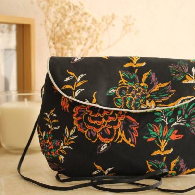 Sac Gloria fleurs colorées