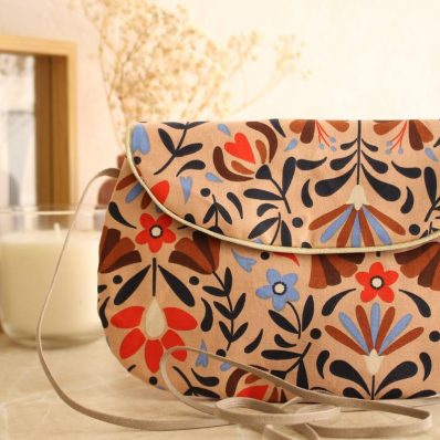 Sac Gloria fleurs rouges