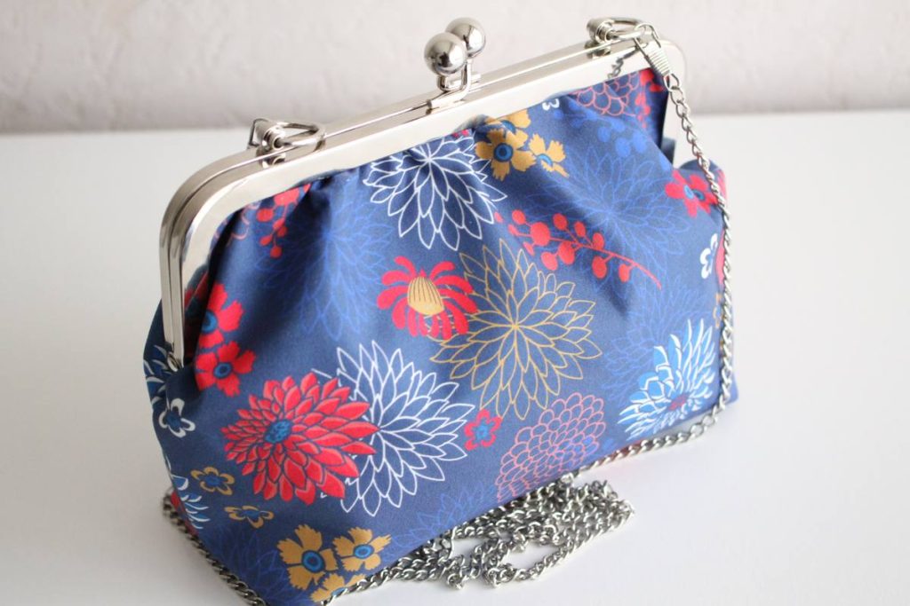 Sac rétro Emma bleu floral